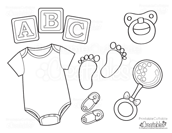 Baby Onesie Free Printable Coloring Page 550x425 Baby Onesie Free Printable Coloring Page