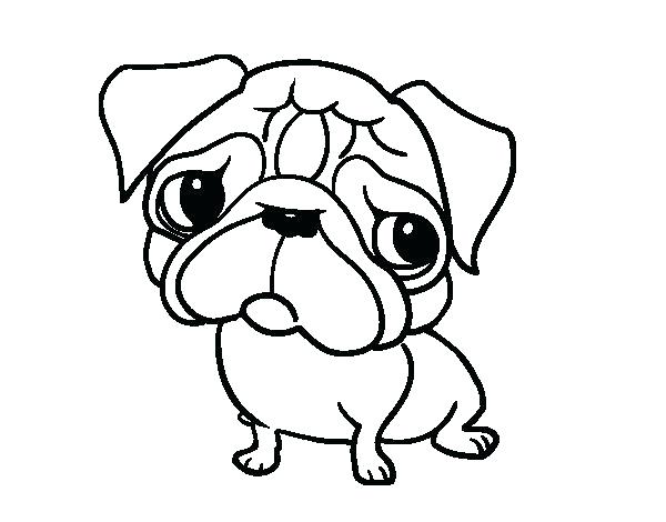 Baby Pug Coloring Pages at GetColorings.com | Free printable colorings ...