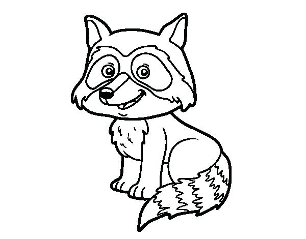 Raccoon Coloring Pages A Young Raccoon Coloring Page Baby Raccoon 600x470 Raccoon Coloring Pages A Young Raccoon Coloring Page Baby Raccoon