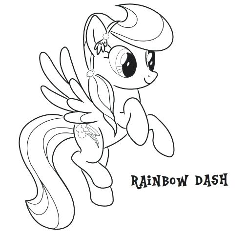 My Little Pony Coloring Pages Rainbow Dash Awesome My Little Pony 506x487 My Little Pony Coloring Pages Rainbow Dash Awesome My Little Pony