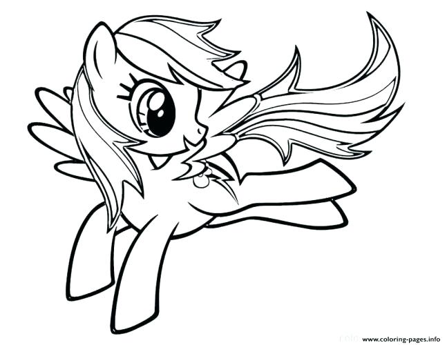 Baby Rainbow Dash Coloring Pages at GetColorings.com | Free printable ...