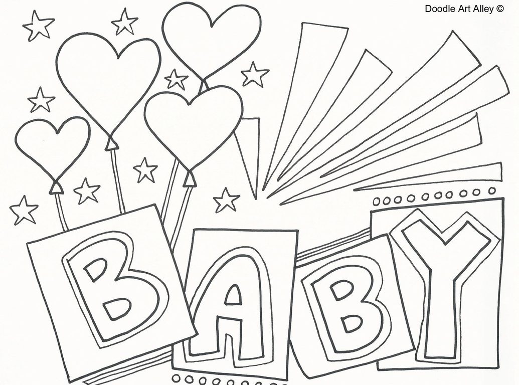 Baby Shower Coloring Pages Cool Design For Kids Page Free 1035x768 Baby Shower Coloring Pages Cool Design For Kids Page Free