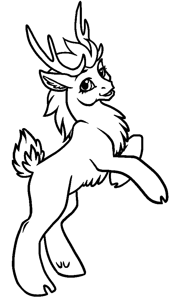 How To Draw A Caribou Easy Cute Baby Reindeer Coloring Page 600x1026 How To Draw A Caribou Easy Cute Baby Reindeer Coloring Page