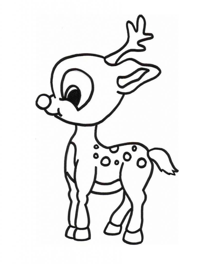 Baby Reindeer Coloring Pages Wagashiya 793x1024 Baby Reindeer Coloring Pages Wagashiya