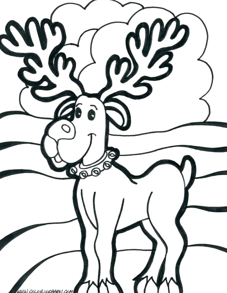 Christmas Coloring Pages Reindeer Coloring Pictures Holly 2 Audio 736x950 Christmas Coloring Pages Reindeer Coloring Pictures Holly 2 Audio