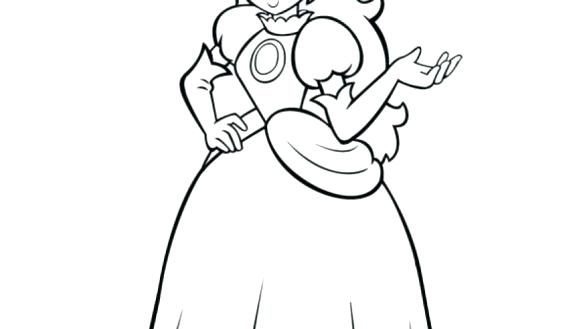 Princess Peach Coloring Pages Free Printable Princess Peach 585x329 Princess Peach Coloring Pages Free Printable Princess Peach
