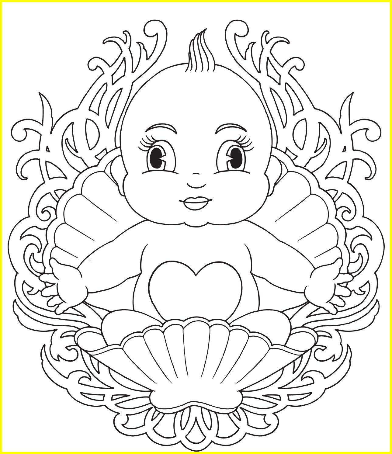 Baby Rosalina Coloring Pages at GetColorings.com | Free printable