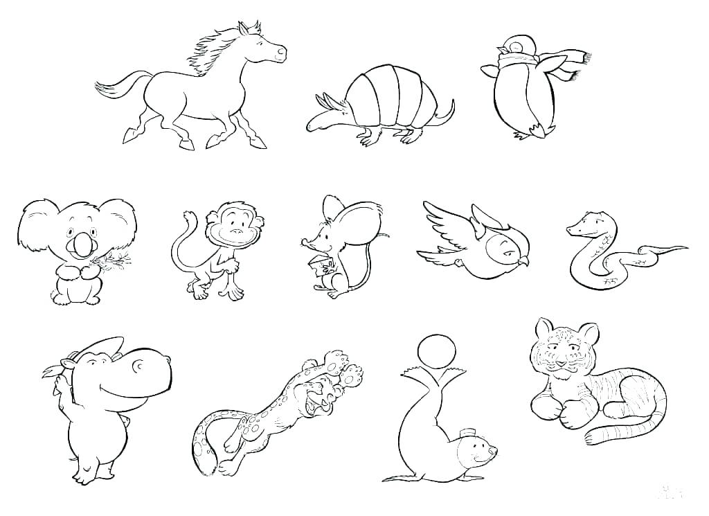 Safari Coloring Page Baby Jungle Animals Coloring Pages Jungle 1024x745 Safari Coloring Page Baby Jungle Animals Coloring Pages Jungle