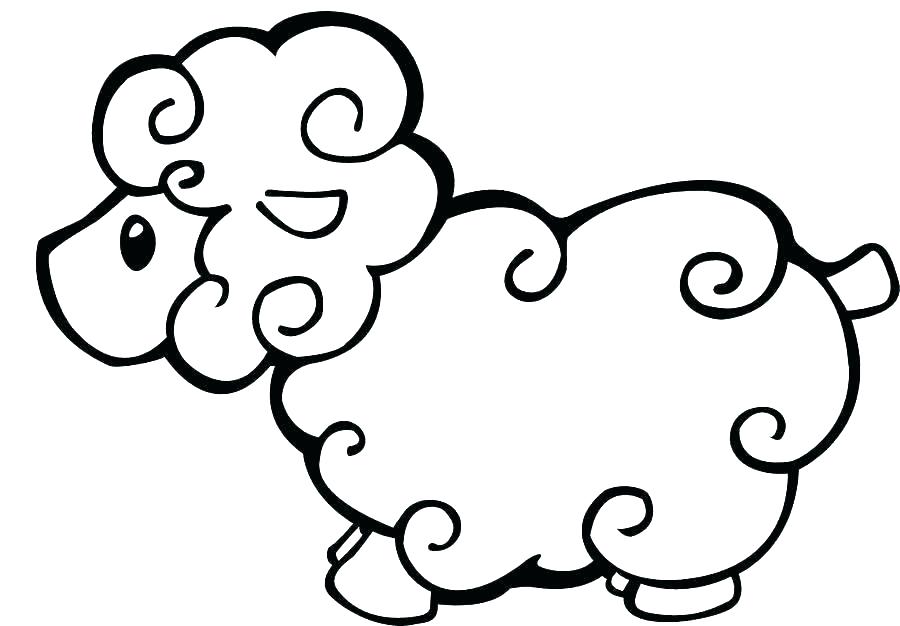 900x626 Sheep Coloring Pages Baby Sheep Coloring Pages Baby Sheep Coloring