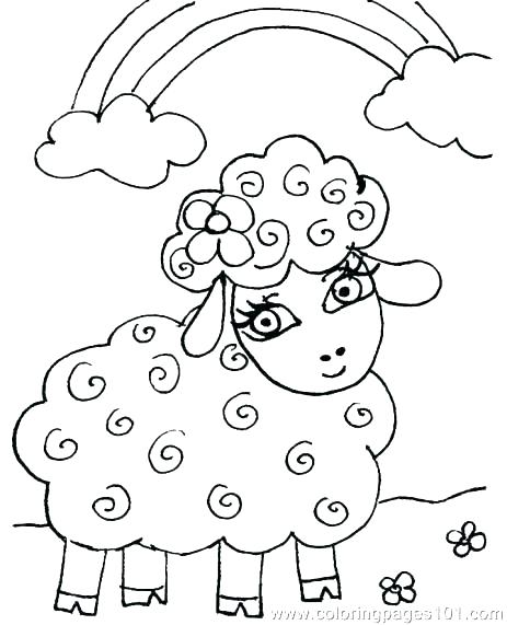 463x571 Baby Sheep Coloring Pages The Lost Sheep Coloring Page Pages