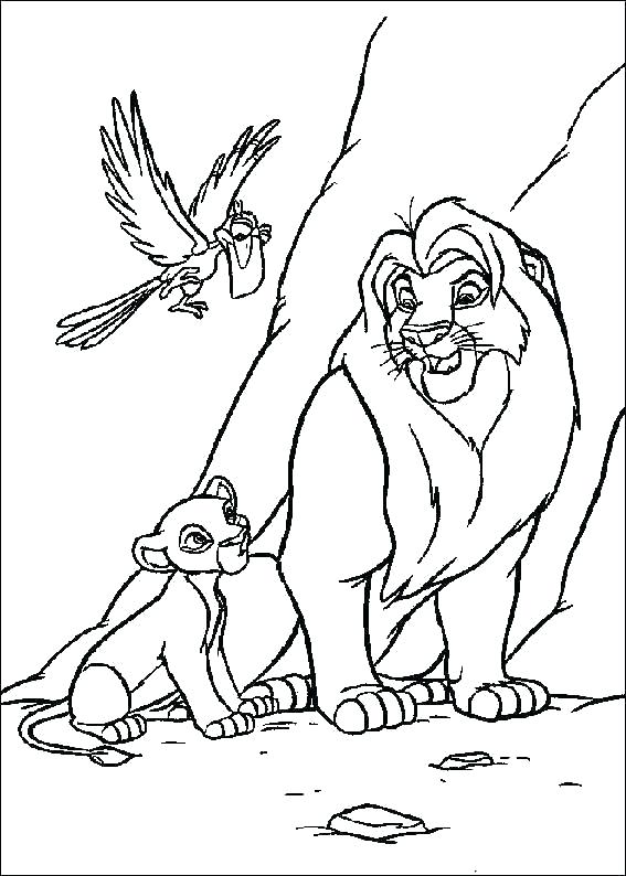 567x794 Simba Coloring Page Coloring Page Standing Coloring Page Download