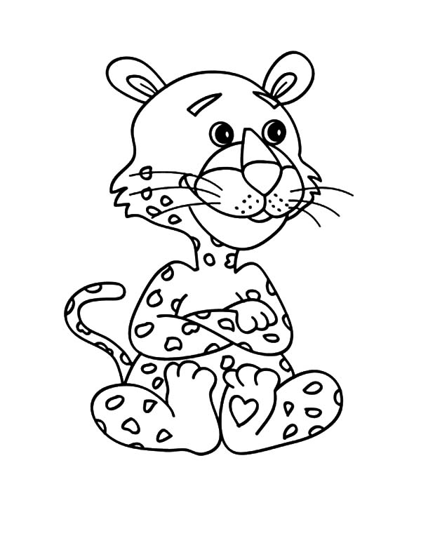 Baby Snow Leopard Coloring Pages at GetColorings.com | Free printable ...