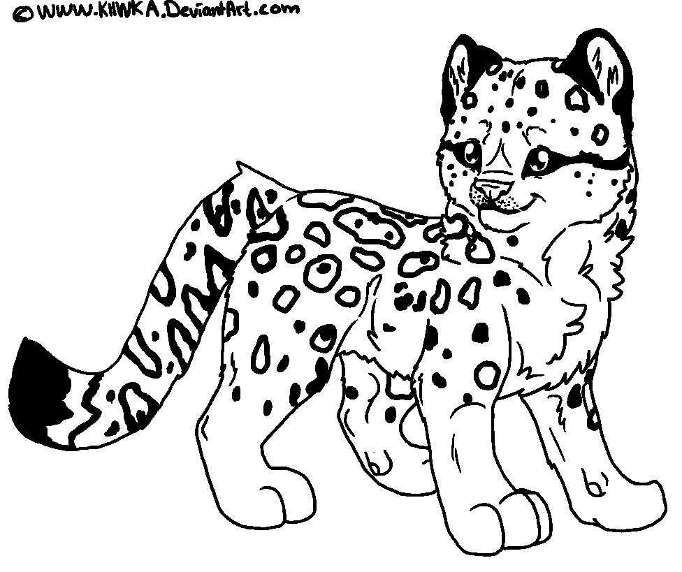 976x819 Leopard Coloring Pages