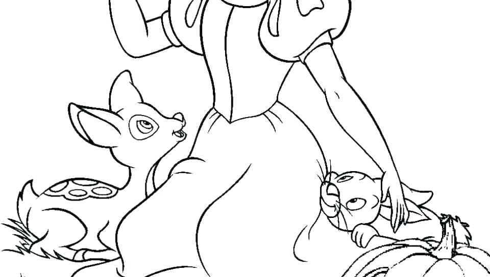 960x544 Snow White Coloring Pages Prince And Princess Colouring Pages Baby