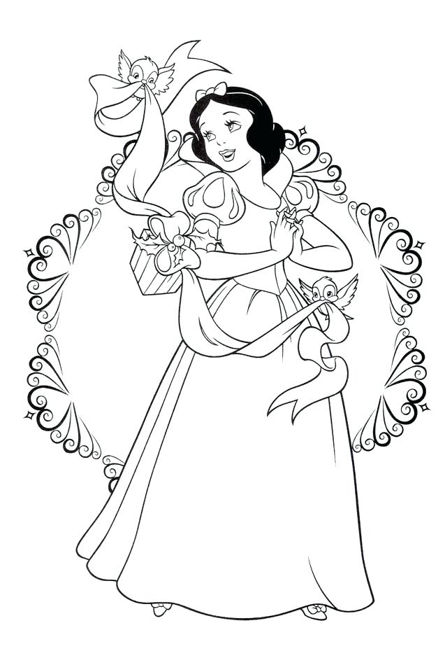 637x960 Snow White Coloring Snow White Colouring Book