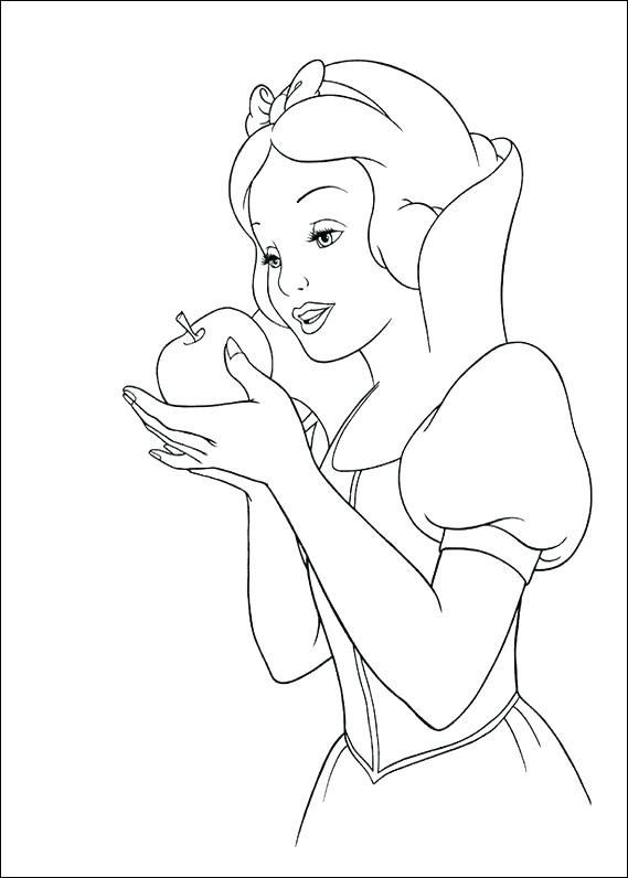 Baby Snow White Coloring Pages at GetColorings.com | Free printable ...