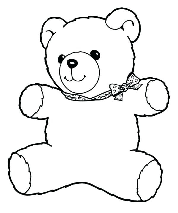 Baby Teddy Bear Coloring Pages at GetColorings.com | Free printable ...