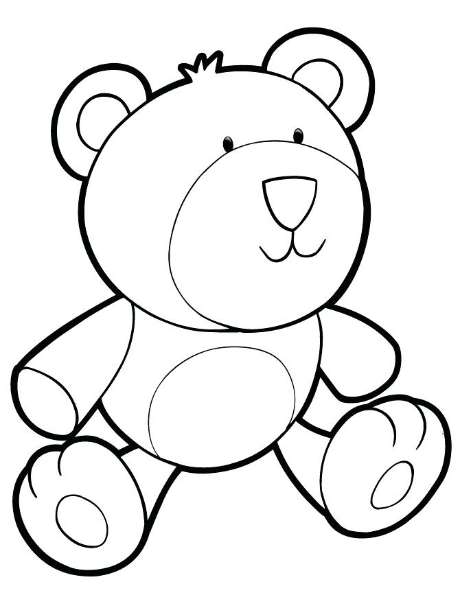 Cute Teddy Bear Coloring Pictures Pages For Kids Baby Coloring 670x867 Cute Teddy Bear Coloring Pictures Pages For Kids Baby Coloring