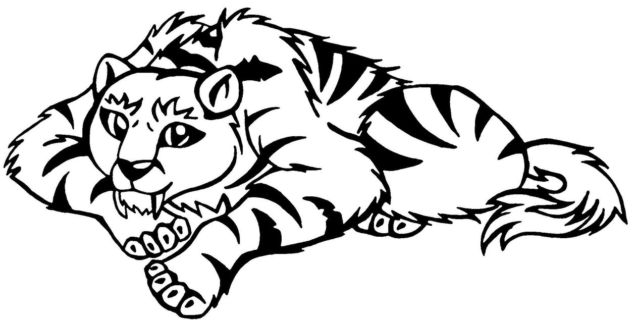 1260x634 Cute Baby Tiger Coloring Pages 18saberoth Tiger Pictures