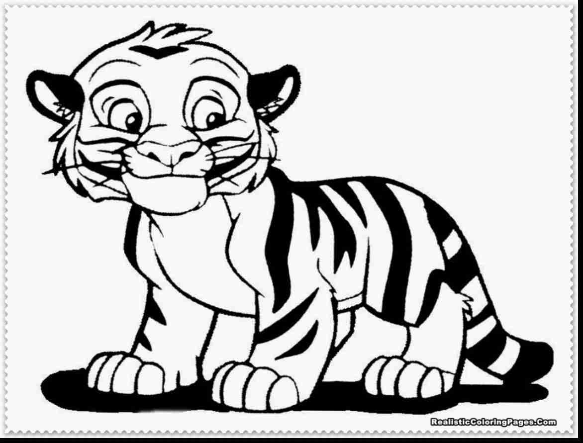 1172x891 Very Cute Baby Tiger Coloring Page Wecoloringpage Tearing Pages