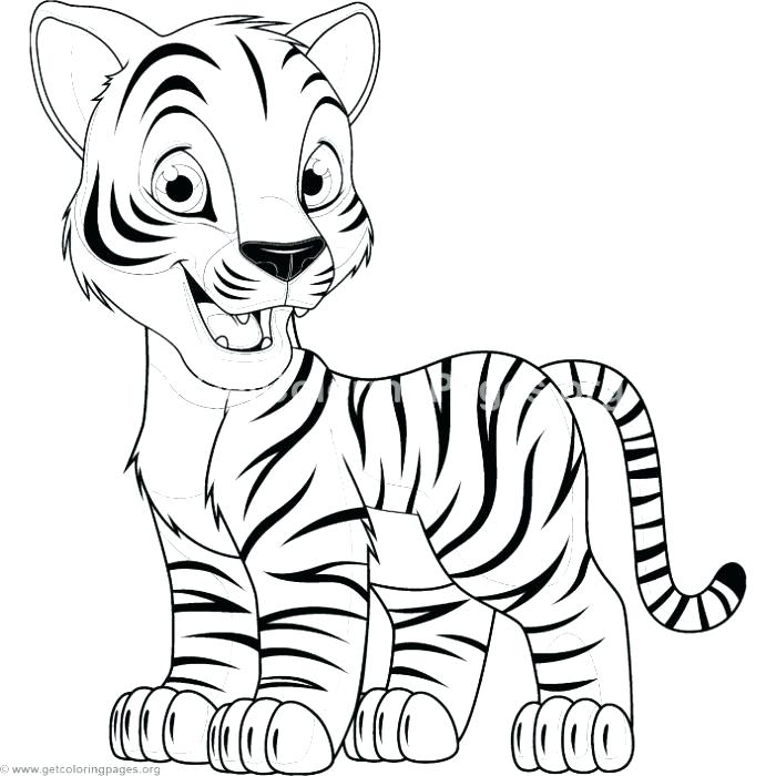 700x700 Coloring Baby Tiger Coloring Page Pages Portraits Best Cute