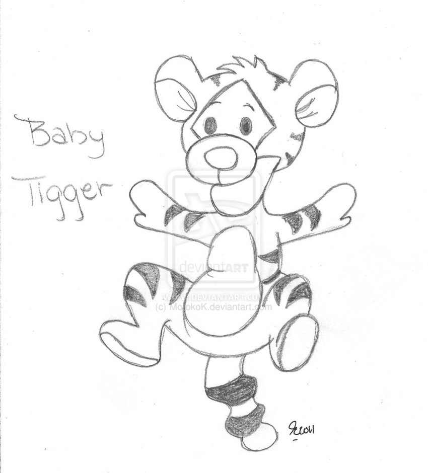 Drawing Of Tigger Tigger Drawings Stepstep Baby Tigger Coloring 850x940 Drawing Of Tigger Tigger Drawings Stepstep Baby Tigger Coloring
