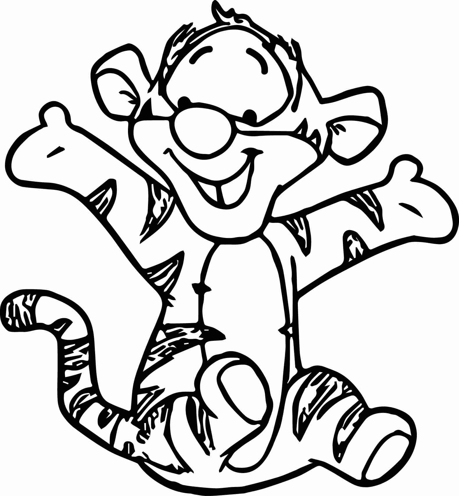 Baby Tigger Coloring Pages at GetColorings.com | Free printable ...