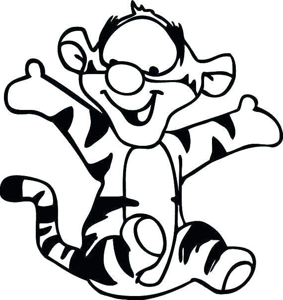 Baby Tigger Coloring Pages Ba Tigger Coloring Pages Muyatips 570x603 Baby Tigger Coloring Pages Ba Tigger Coloring Pages Muyatips
