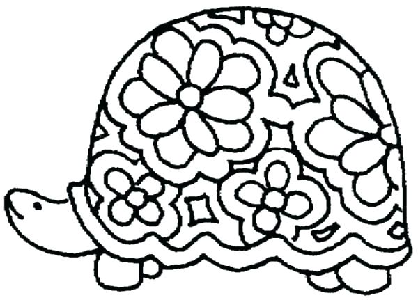 Baby Turtle Coloring Pages Cliptext.co 600x431 Baby Turtle Coloring Pages Cliptext.co