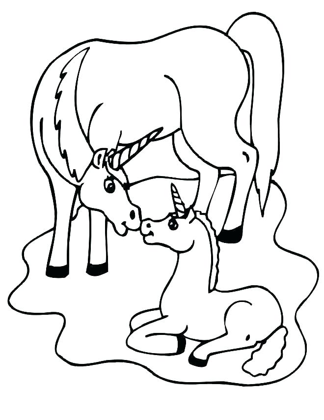660x854 Unicorn Coloring Pages To Print
