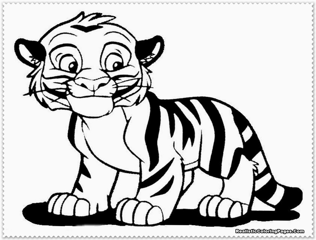 Tiger Coloring Pages 1066x810 Tiger Coloring Pages