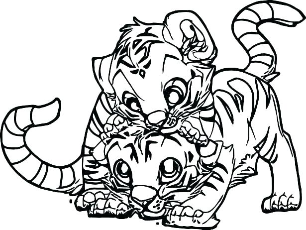 Baby Tiger Coloring Pictures Standing Tiger Coloring Page Free 615x462 Baby Tiger Coloring Pictures Standing Tiger Coloring Page Free