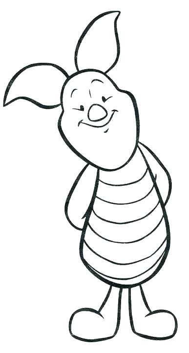 Coloring Winnie The Pooh Coloring Page Pages Cute Piglet Baby 387x720 Coloring Winnie The Pooh Coloring Page Pages Cute Piglet Baby
