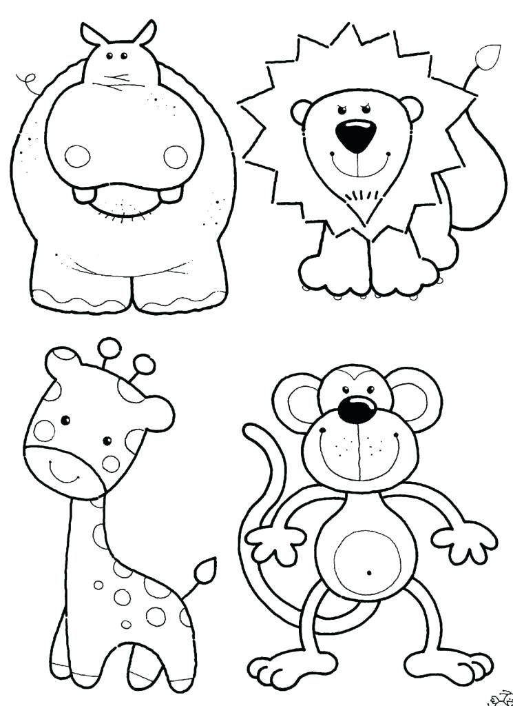 745x1024 Coloring Pages Of Zoo Animals Zoo Animals Coloring Pictures Baby