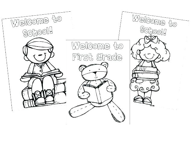 640x480 Coloring Pages For Back To School Professional