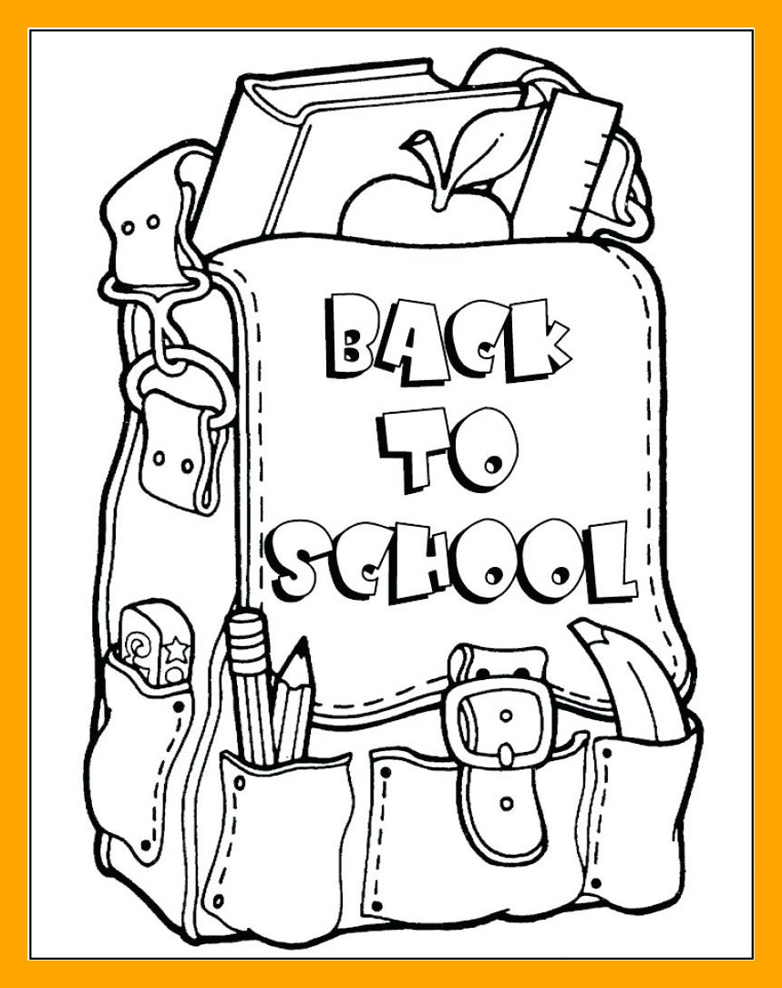 858x1084 Awesome Welcome Coloring Pages For Back To School First Grade