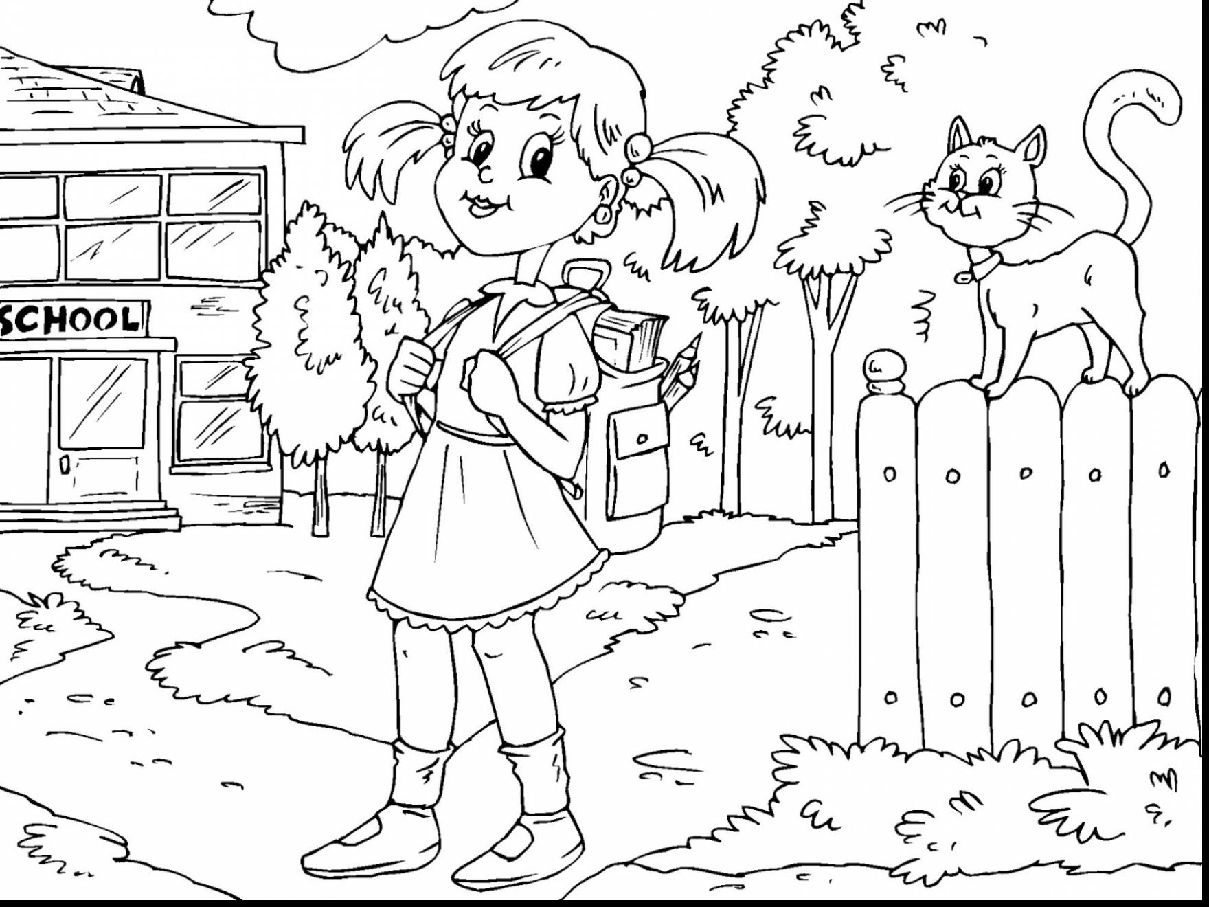 1760x1320 Kindergarten Coloring Pages Lovely Back To School Coloring Pages