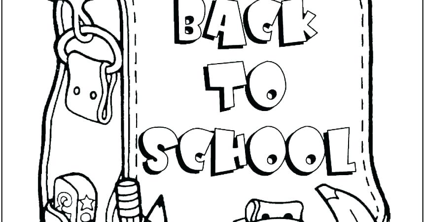 860x450 Best Coloring Pages Come Back School Coloring Pages E Back