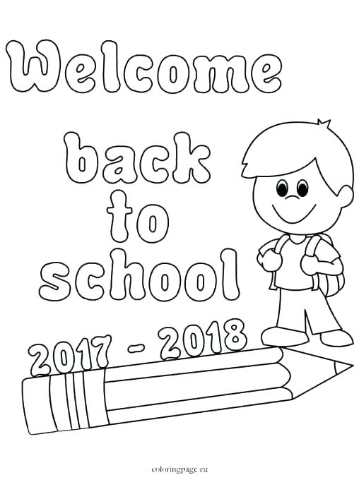 508x690 Free Back To School Coloring Pages School Objects Coloring Pages