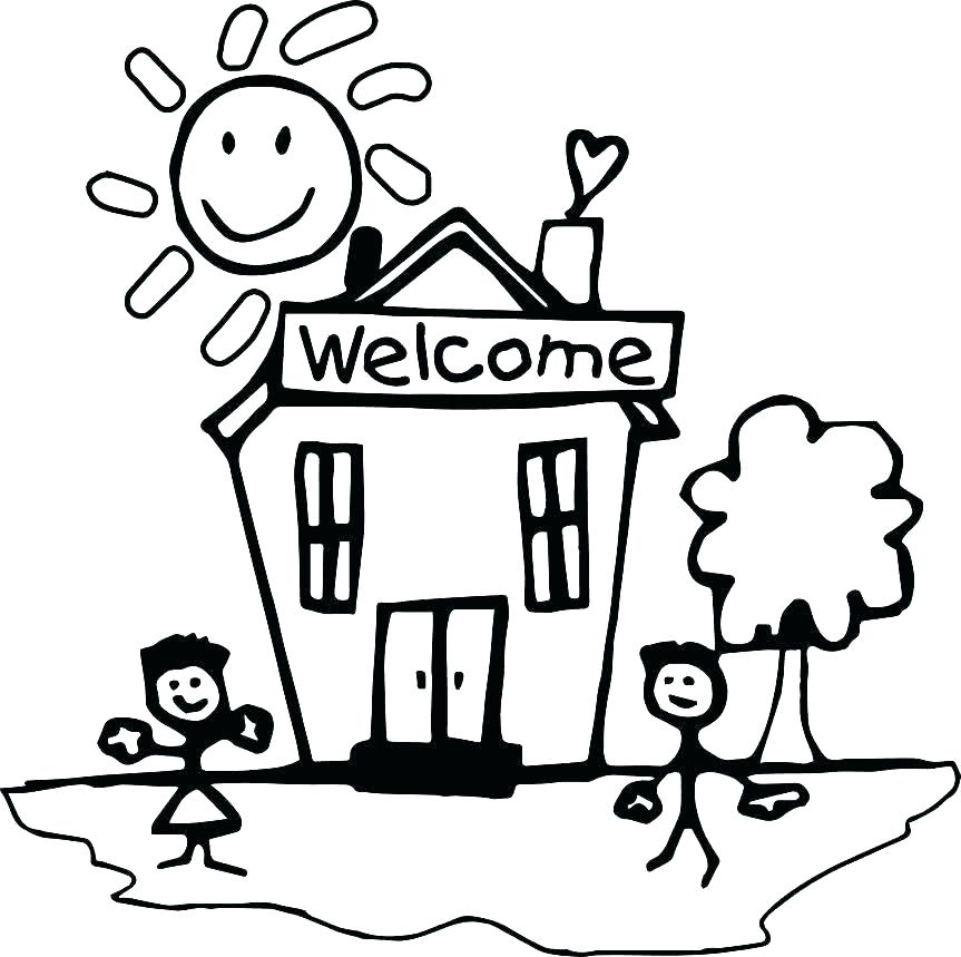 863x859 Back To School Coloring Pages For Preschool