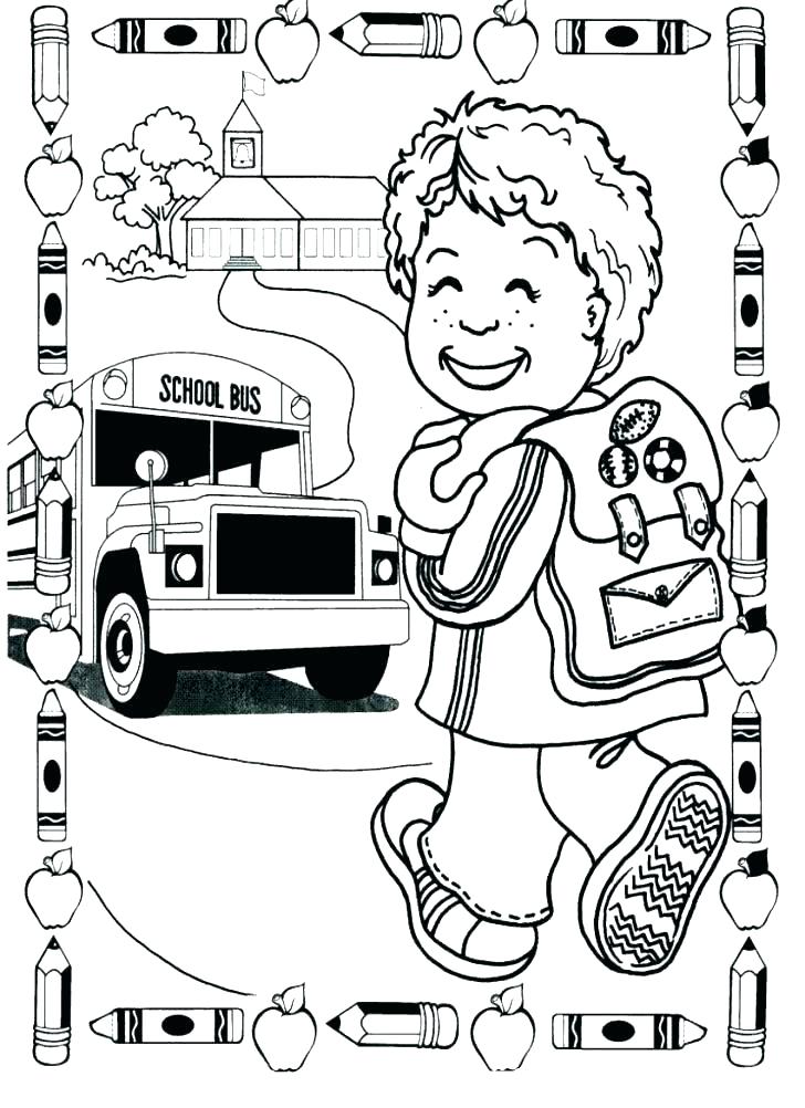 728x1002 Back To School Coloring Pages For Preschool School Coloring Pages
