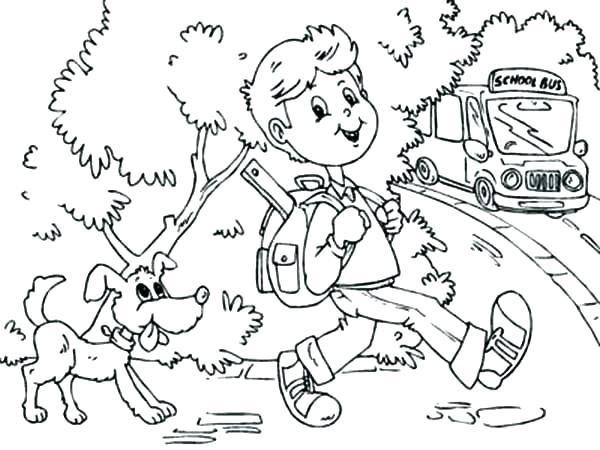 Free Back To School Coloring Pages Free School Bus Coloring Pages 600x450 Free Back To School Coloring Pages Free School Bus Coloring Pages