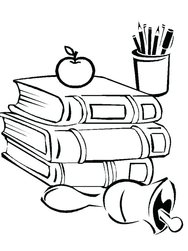 Back To School Coloring Sheets 600x801 Back To School Coloring Sheets