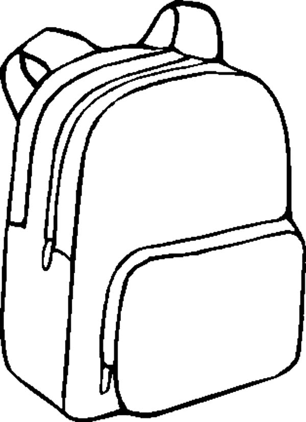 Backpack Coloring Pages 600x828 Backpack Coloring Pages