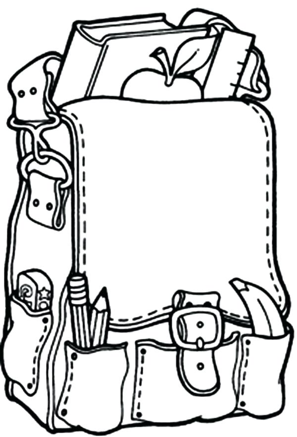 Backpack Coloring Pages Backpack Coloring Pages Printable Coloring 600x882 Backpack Coloring Pages Backpack Coloring Pages Printable Coloring