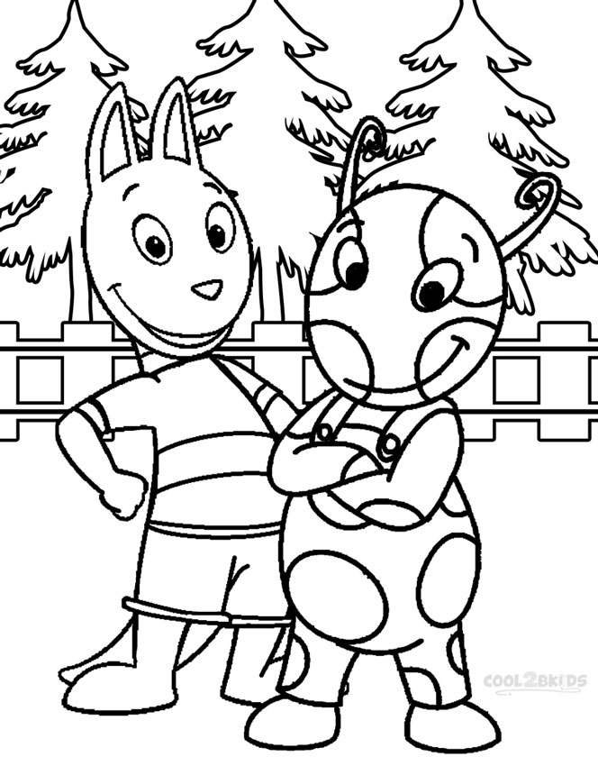 664x850 Printable Backyardigans Coloring Pages For Kids Cool2bkids