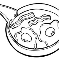 Bacon And Eggs Coloring Pages Surfnetkids 200x200 Bacon And Eggs Coloring Pages Surfnetkids