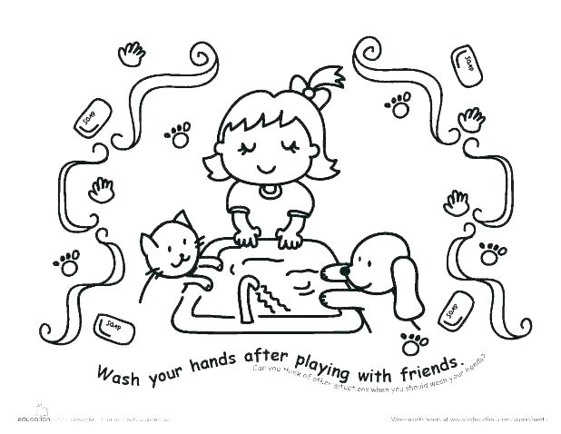 618x478 Germ Coloring Page Bacteria Coloring Pages Germs Coloring Pages