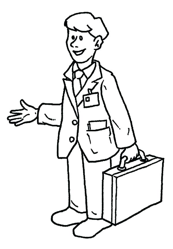 600x863 Lego Man Coloring Page Person Coloring Pages Business Man On Jobs