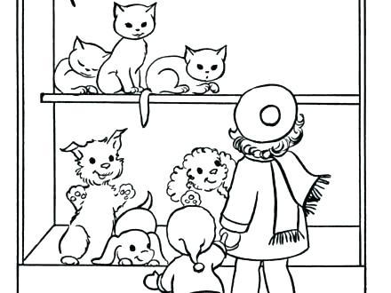 440x330 Junk Food Coloring Pages Bakery Coloring Pages Pet Shop Cats Page